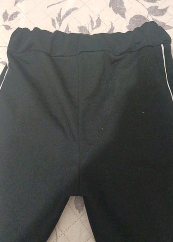 Kadın Siyah Rahat Kesim Spor Pantolon - Görsel 7