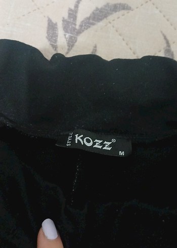 Kadın Siyah Rahat Kesim Spor Pantolon - Görsel 5