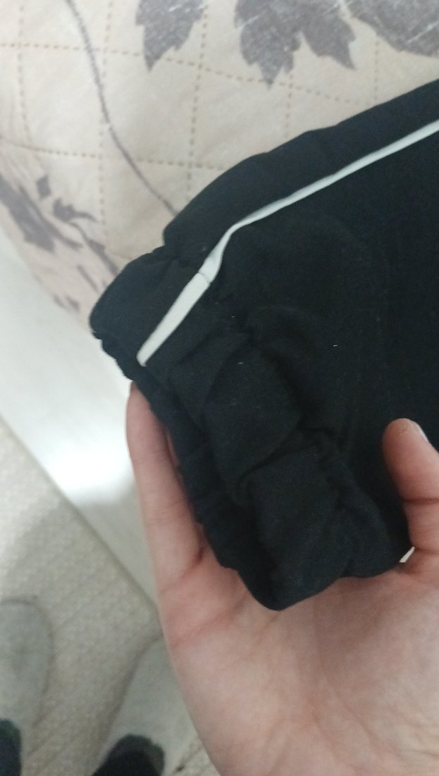 Kadın Siyah Rahat Kesim Spor Pantolon - Görsel 2