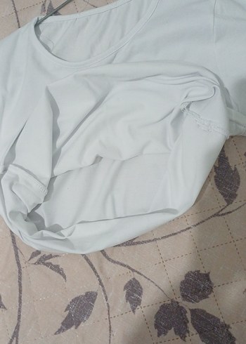 Kadın Beyaz Uzun Kollu Crop Top - Görsel 4