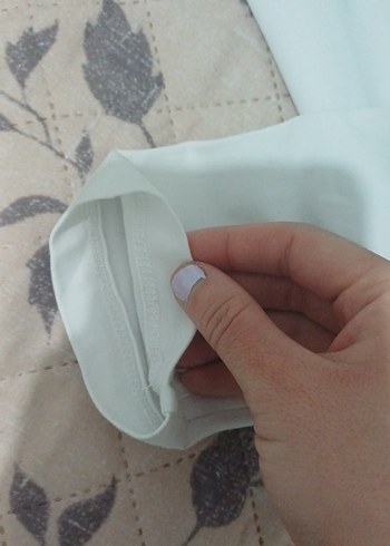 Kadın Beyaz Uzun Kollu Crop Top - Görsel 5