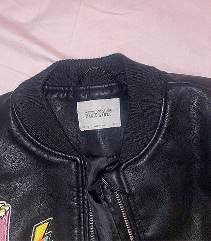 Zara ZARA ÇOCUK 11-12 YAŞ BOMBER DERİ CEKET