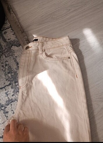Trendyol Milla krem jean 38 beden