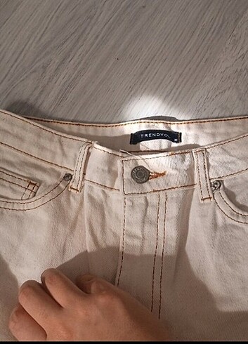 Trendyol & Milla Trendyol Milla krem jean 38 beden