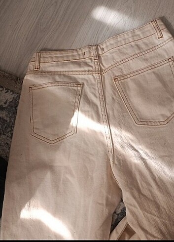 m Beden ten rengi Renk Trendyol Milla krem jean 38 beden