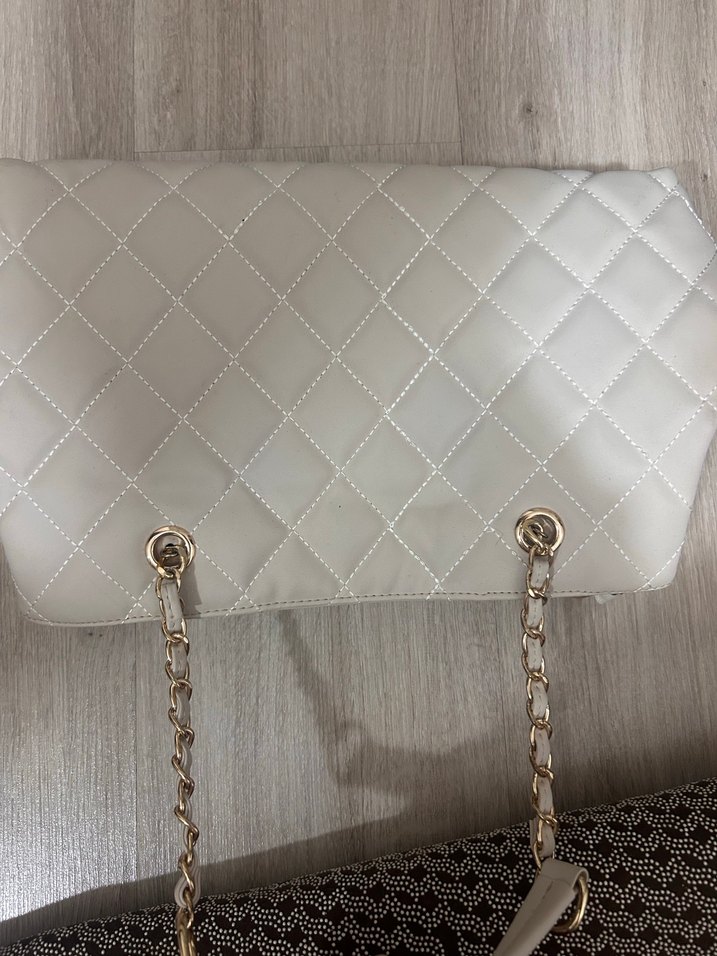 Gri Zincir Detaylı Kadın Çanta - Görsel 2