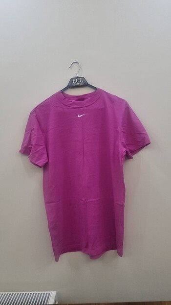 Nike Nike pembe thsirt elbise geniş kalıp