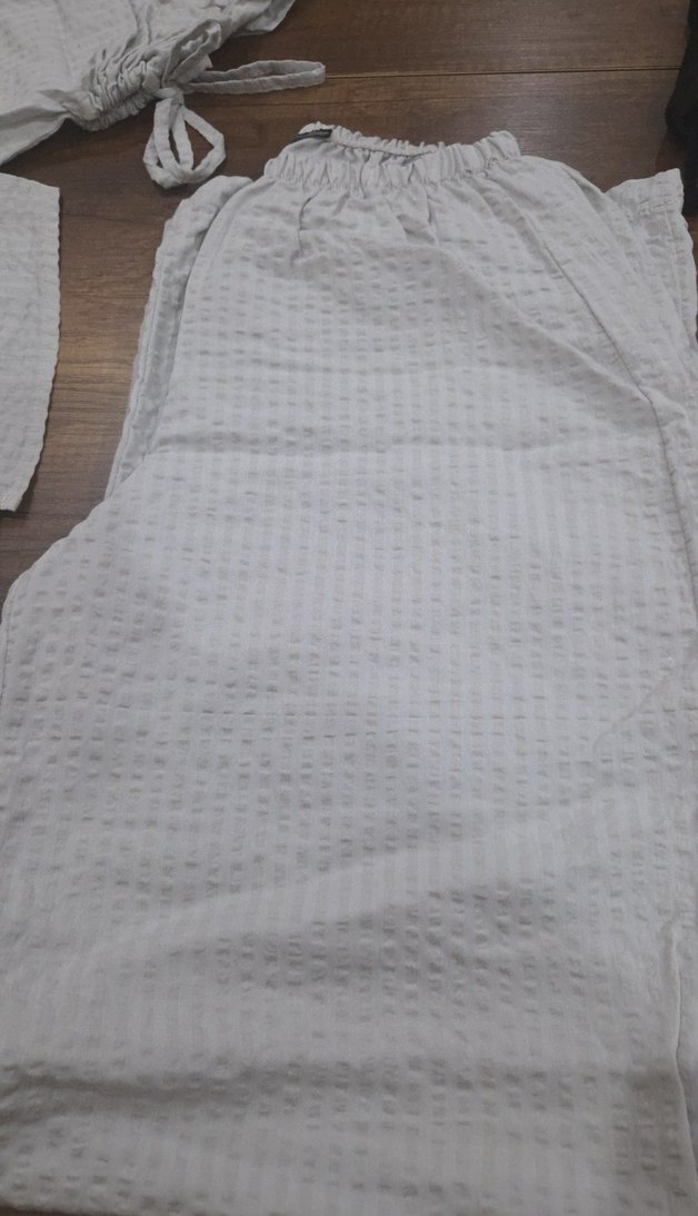 Gri Mini Bohem Kadın Pijama Takımı - Görsel 4