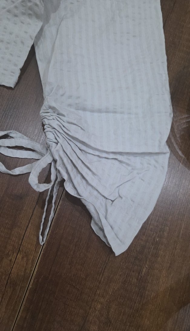 Gri Mini Bohem Kadın Pijama Takımı - Görsel 3