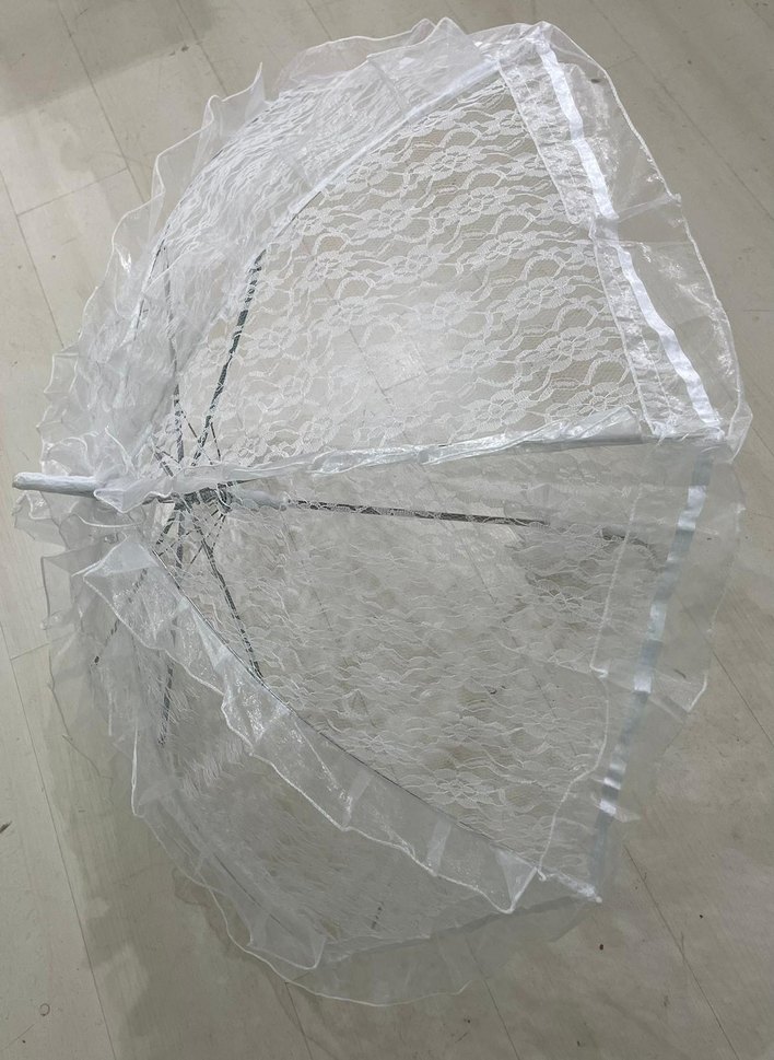 Dantel Detaylı Gotik Kadın Şemsiye - Görsel 2