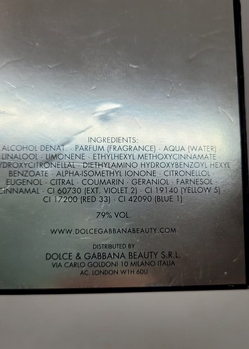 DOLCE&GABBANA K İNTENSE 100 ML - Görsel 8