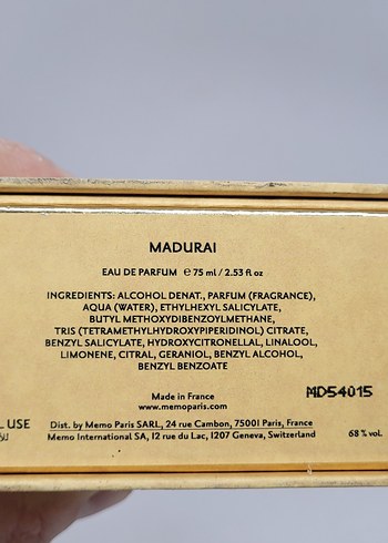 MEMO MADURAİ EDP 75 ML (KUTULU) - Görsel 7