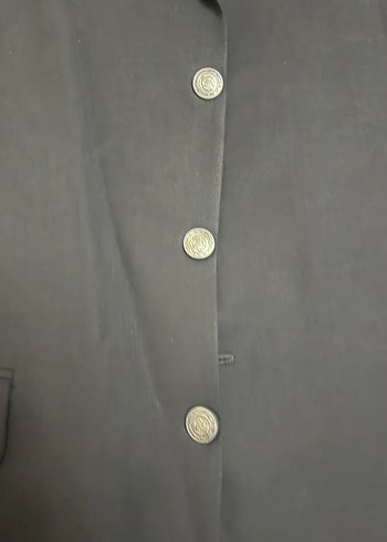 Altimod Düğmeli Siyah Erkek Takım Ceketi - Görsel 3