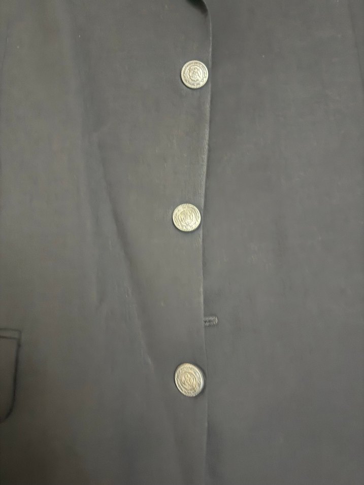 Altimod Düğmeli Siyah Erkek Takım Ceketi - Görsel 3