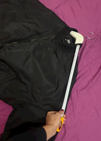 Siyah Düğmeli unisex mont - Görsel 11