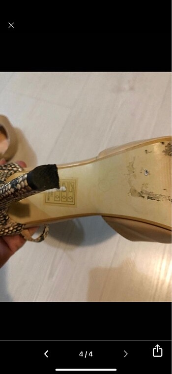38 Beden camel Renk Rugan bej ve kahve karışımı şık ayakkabı