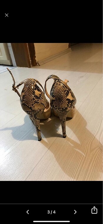 Koton Rugan bej ve kahve karışımı şık ayakkabı