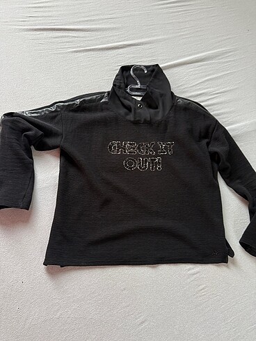 Taş detaylı sweatshirt