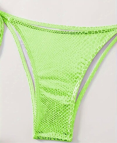 m Beden turkuaz Renk Yılan birisi baskılı bikini