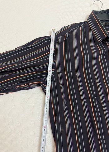 Mirto Çok Renkli Çizgili Erkek Gömlek - Görsel 4