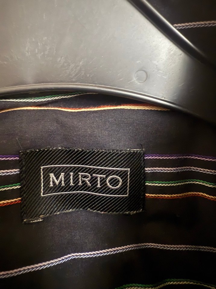 Mirto Çok Renkli Çizgili Erkek Gömlek - Görsel 3