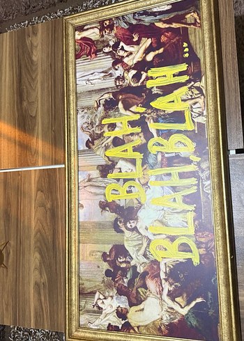 BLAH BLAH BLAH Sanat tablo - Görsel 3