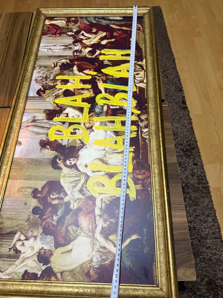 BLAH BLAH BLAH Sanat tablo - Görsel 5