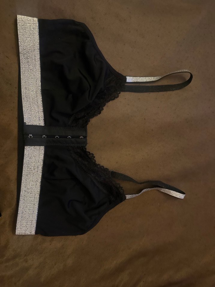 Siyah Gotik Midi Sütyen ve Külot Takımı - Görsel 3