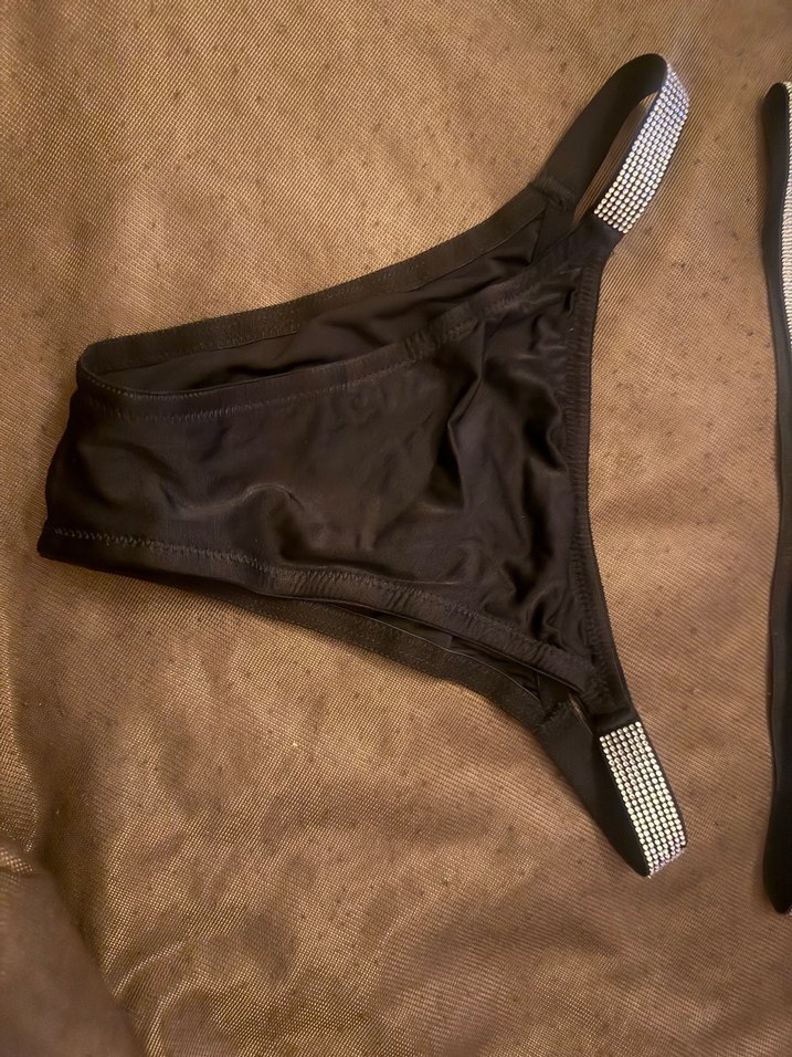 Siyah Gotik Midi Sütyen ve Külot Takımı - Görsel 5