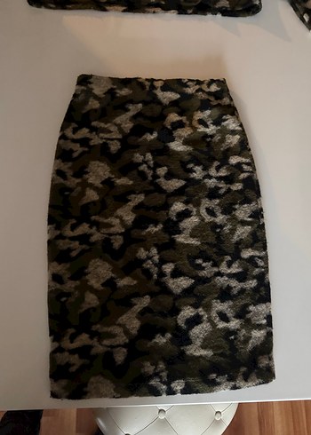 Kamuflaj Örgü Kadın Takım - Görsel 5