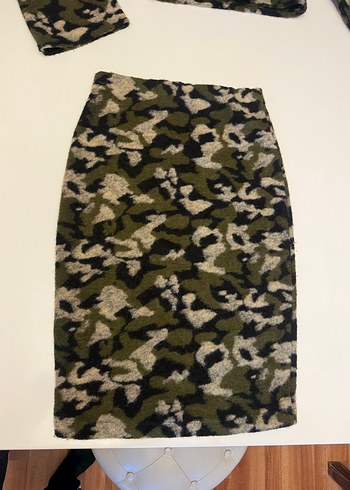 Kamuflaj Örgü Kadın Takım - Görsel 3