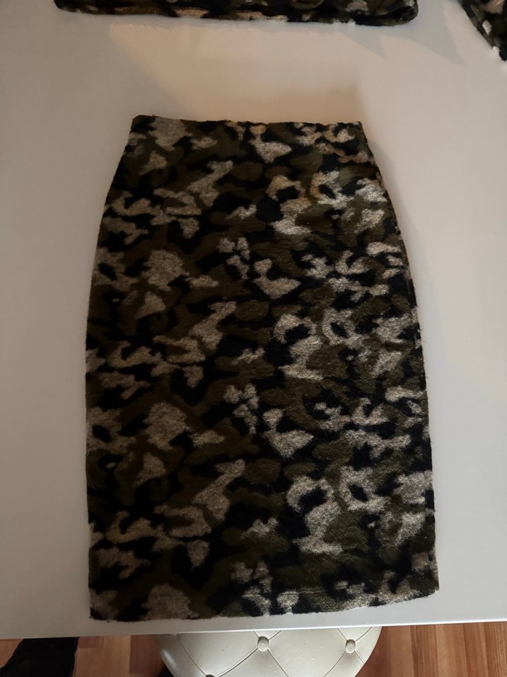 Kamuflaj Örgü Kadın Takım - Görsel 5