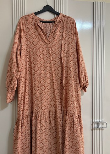 Bohem Kemerli Uzun Tesettür Elbise - Görsel 6