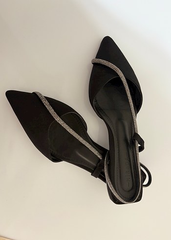 Parlak Siyah  Kadın Topuklu Ayakkabı - Görsel 5