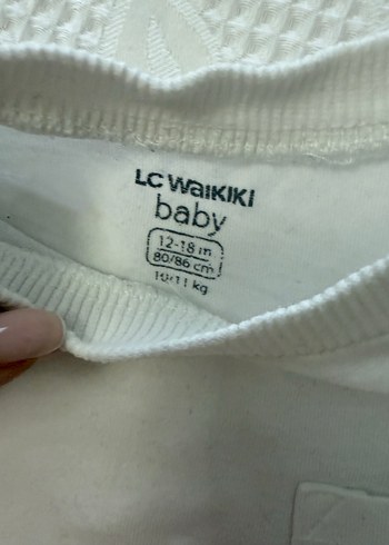 Bebek Erkek Gri-Beyaz Pamuklu Takım - Görsel 2