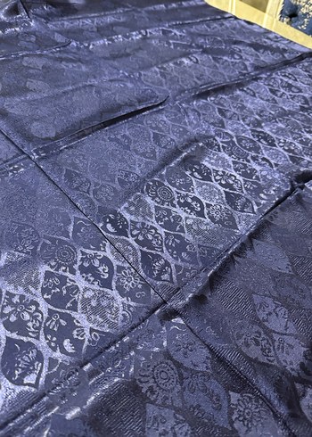 Lacivert kadın eşarp - Görsel 3