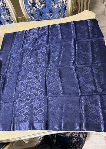 Lacivert kadın eşarp - Görsel 2