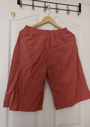 Midi Pantolon/ sortalon/ kapri/ şort gül kurusu renk - Görsel 2