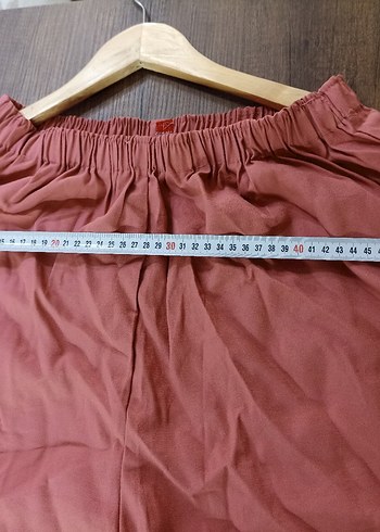 Midi Pantolon/ sortalon/ kapri/ şort gül kurusu renk - Görsel 3