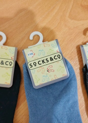 5 Yaş pamuklu erkek çocuk çorabı 3 adet - Görsel 2