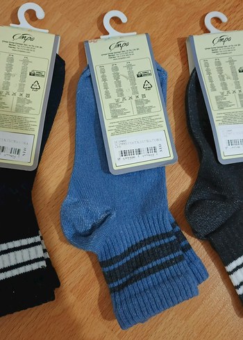 5 Yaş pamuklu erkek çocuk çorabı 3 adet - Görsel 3