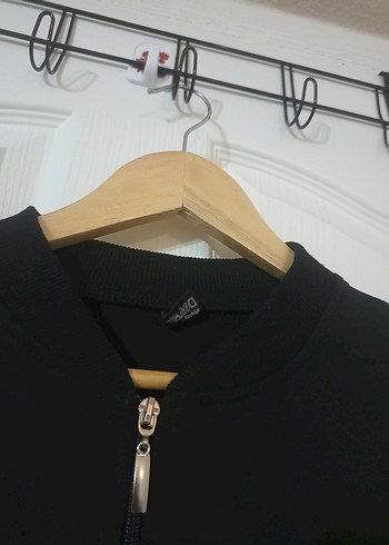 Diğer Siyah kolej Ceket Fermuarlı unisex
