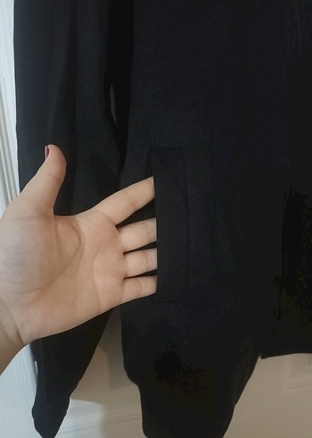 xl Beden Siyah kolej Ceket Fermuarlı unisex