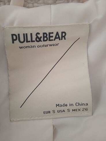 s Beden Pull and Bear kürklü crop ceket