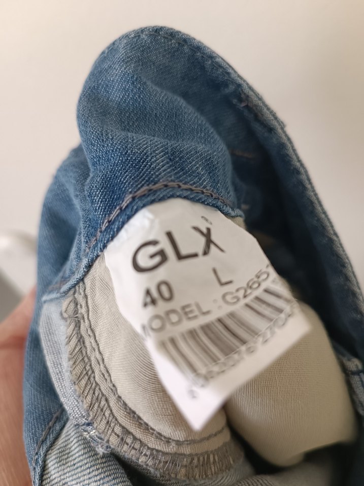 Düğmeli Mavi Midi Kot Etek - Görsel 3