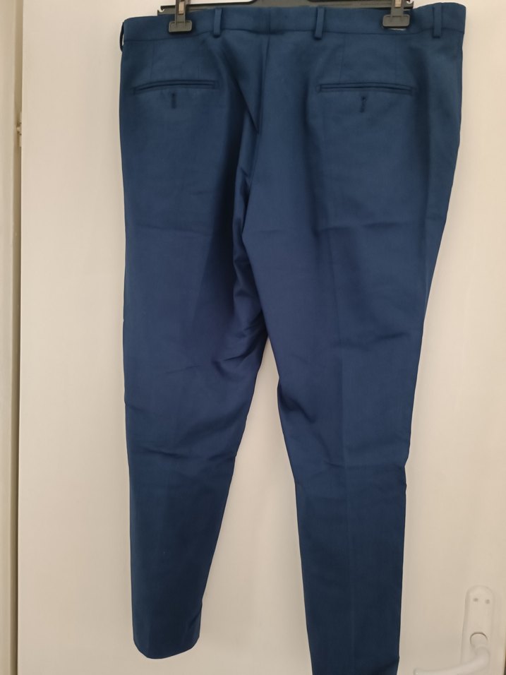 Kemerli Lacivert Erkek Ofis Pantolonu - Görsel 2