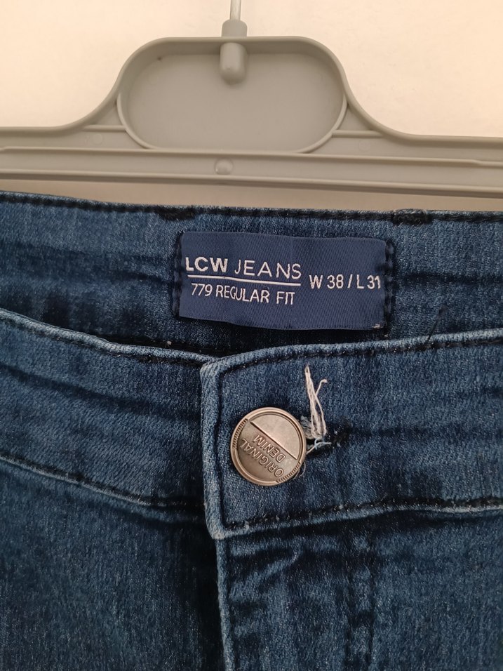 Erkek Lacivert Kot Şort - Görsel 2