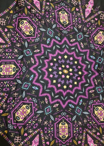 Bohem Çok Renkli Fermuarlı Kadın Fular - Görsel 2