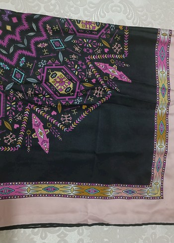 Bohem Çok Renkli Fermuarlı Kadın Fular - Görsel 3