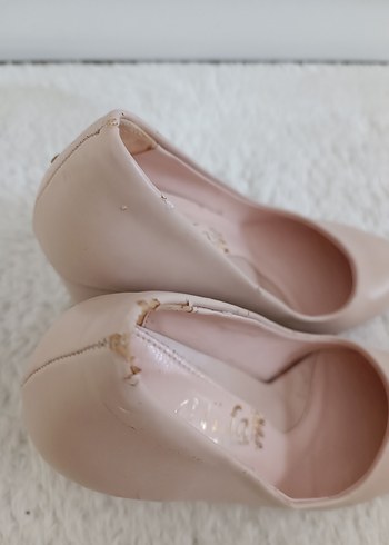 Bej Kadın Topuklu Stiletto - Diger - Görsel 3